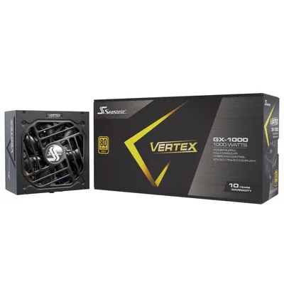 Seasonic Vertex GX-1000, 1000 W, 80 Plus Gold, vollmodular