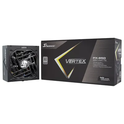 Seasonic 850W 80PLUS Platinum VERTEX PX-850 Modulares Netzteil mit erweitertem Schutz