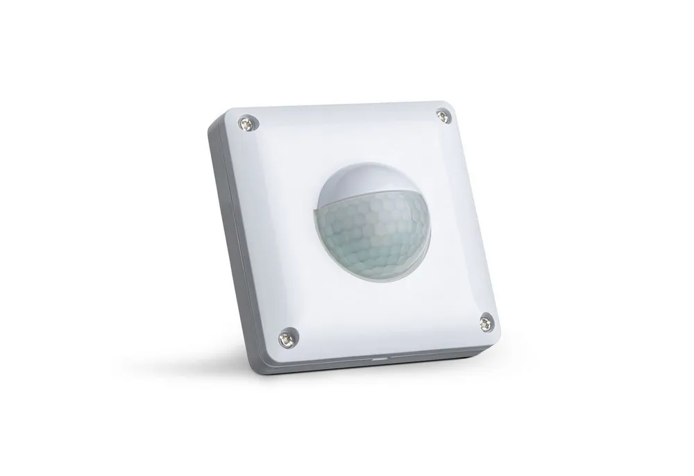 SEBSON Bewegungsmelder Bewegungsmelder Außen IP65 Unterputz LED geeignet programmierbar, (1-St), LED geeignet, IP65, programmierbar, 190°, Ein- und Ausschalter