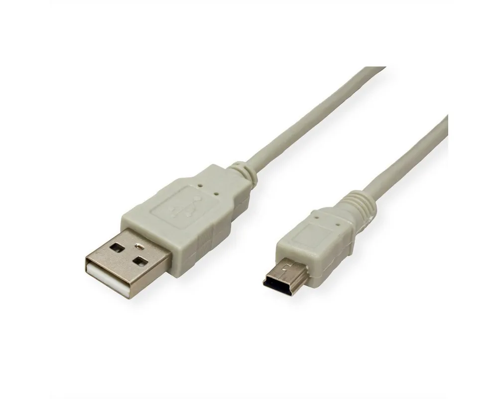 SECOMP STANDARD USB 2.0 Kabel, Typ A - 5-Pin Mini USB-Kabel, USB 2.0 Typ A Männlich (Stecker), USB 2.0 Typ 5-pin Mini Männlich (Stecker) (80.0 cm)