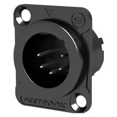 Seetronic MJ5F2C-B 5-polige XLR-Einbausteckdose