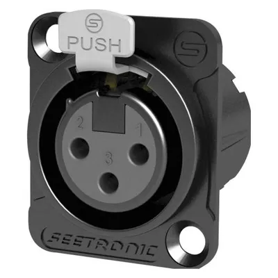 Seetronic MK3F2C-B 3-polige XLR-Steckdose