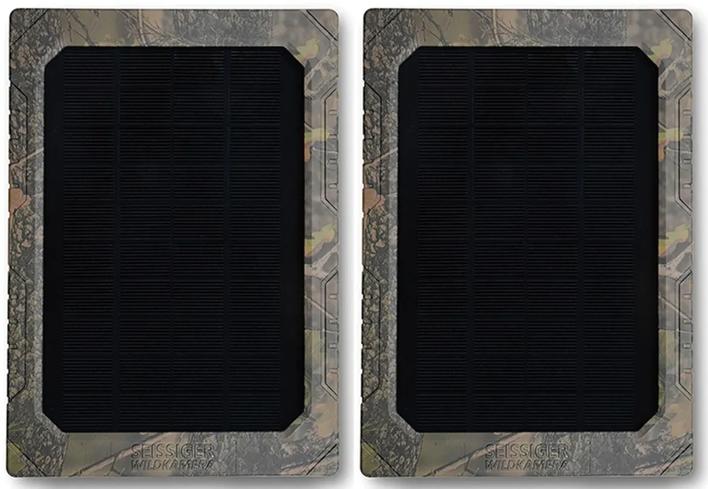 SEISSIGER Solarpanel für Wildkameras 2er Pack