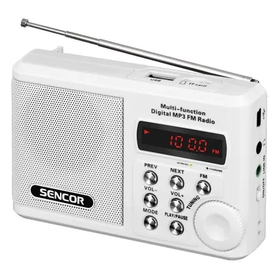 Radio Sencor SRD 215 W Analog FM Weiß