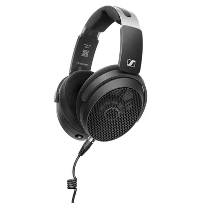 Auriculares Sennheiser HD 490 PRO con cable Jack 3,5 mm para Hi-Fi, abiertos circumaurales, negros
