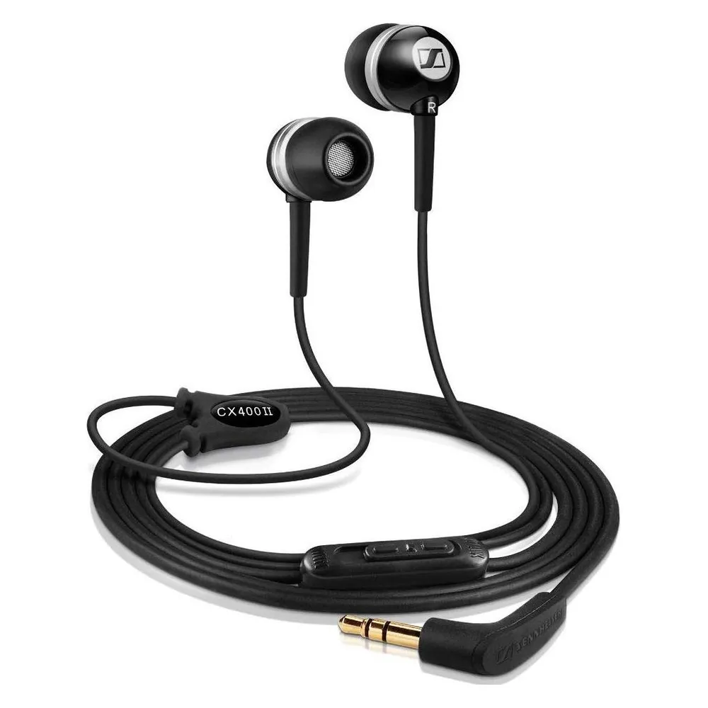 Kopfhörer Sennheiser CX 400 II Precision kabelgebunden Rauschunterdrückung Steuerung schwarz