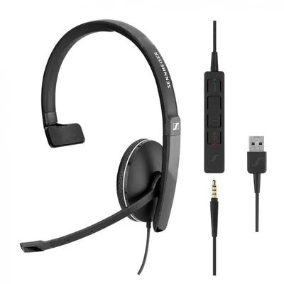 Sennheiser SC 135 USB-Kopfhörer Schwarz