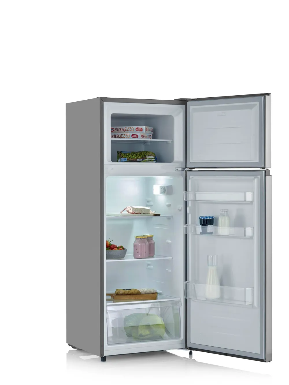 DT 8761 silber Kühlschrank mit Gefrierfach