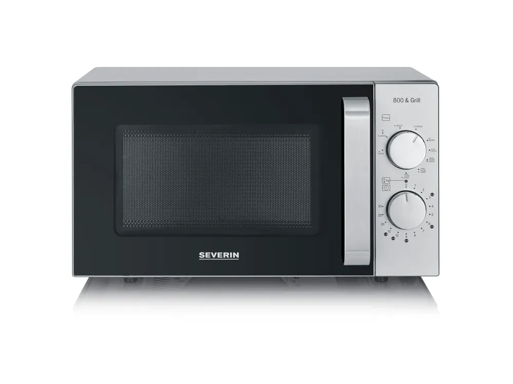 Mikrowelle MW 7576 Flachbett Silber