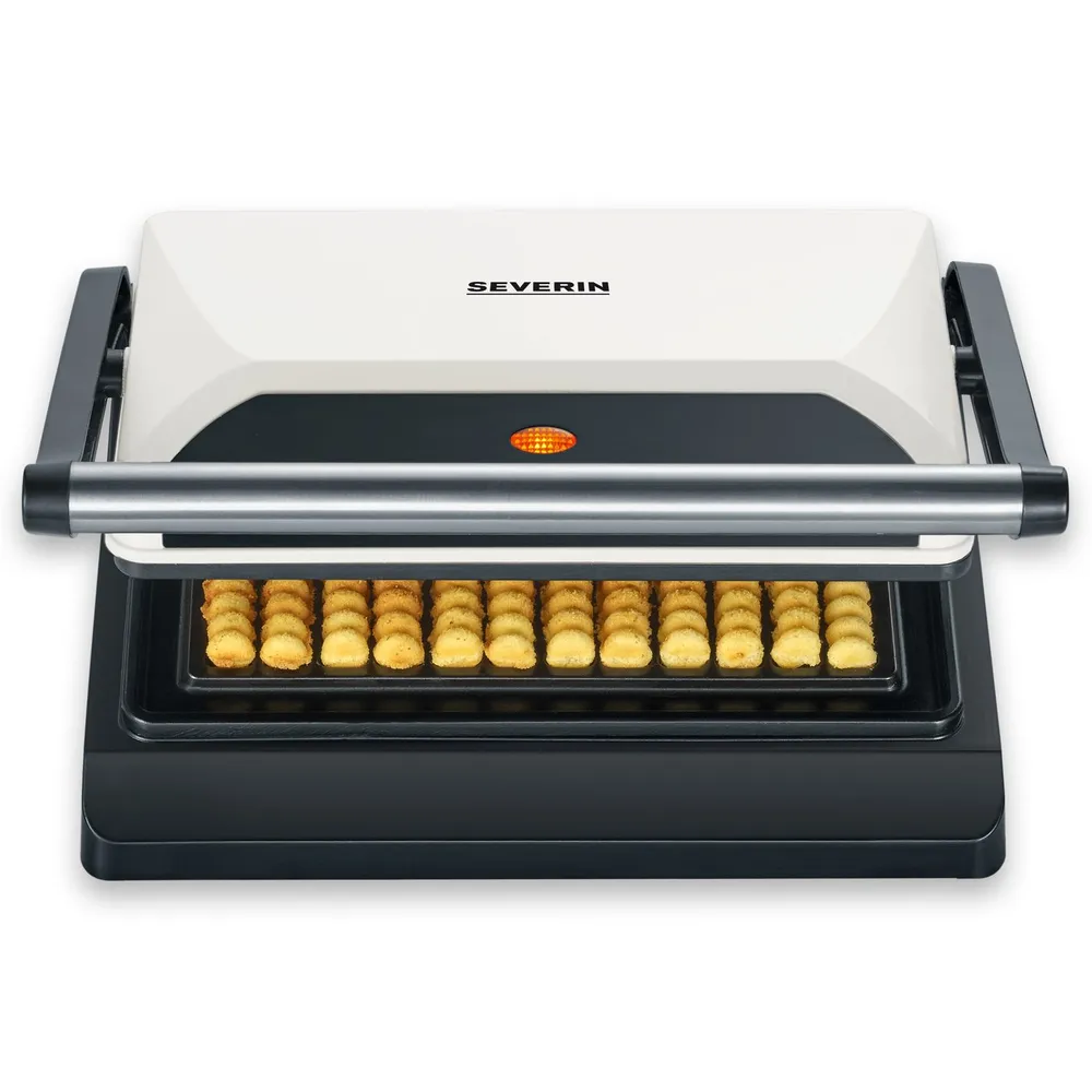 Severin Waffeleisen Waffelpommes-Maker WA 2114, 800 W, 800W, antihaftbeschichtet, für Kindergeburtstage & Partys