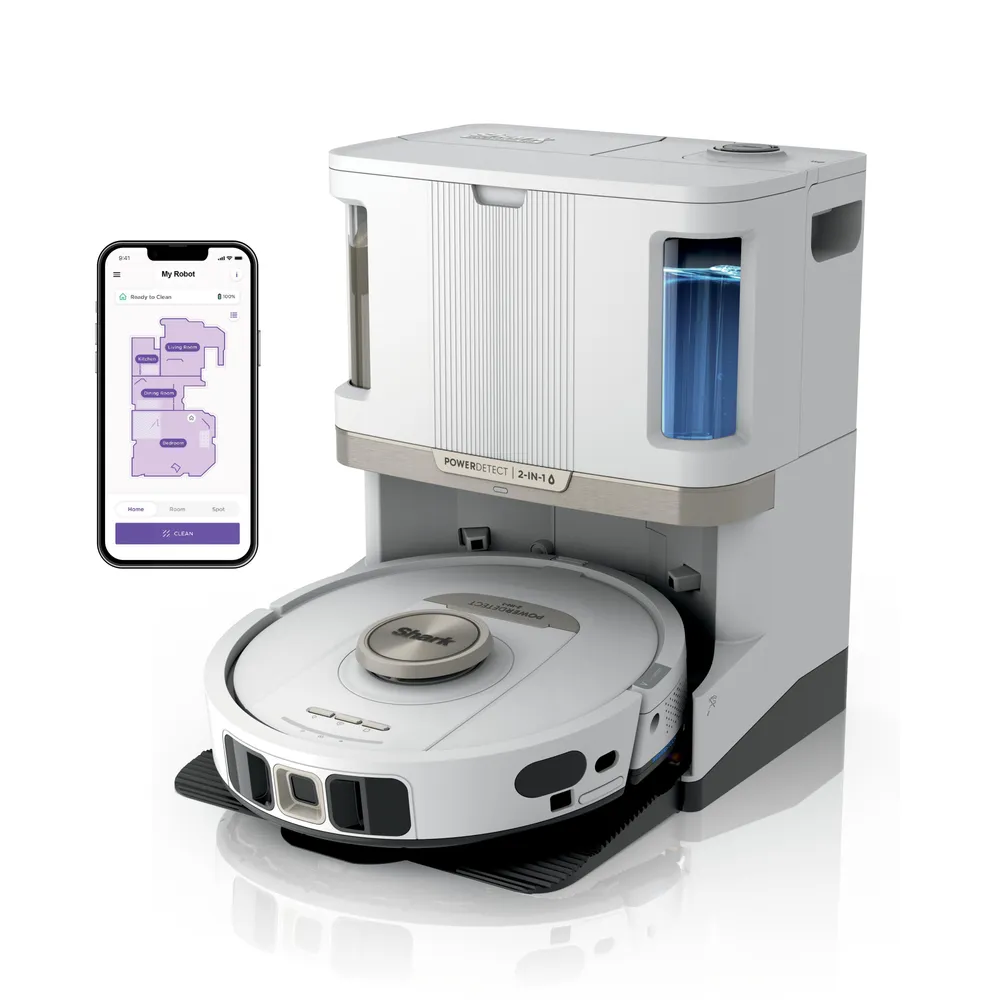 RV2800ZEEUWH PowerDetect NeverTouch Pro 2-in-1 Saugroboter mit Wischfunktion