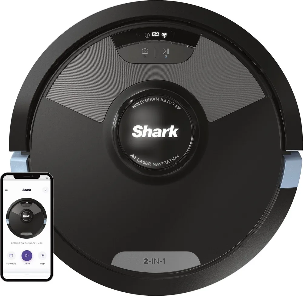 Shark Saugroboter AI ULTRA 2-in-1 Saugroboter RV2600WDEU mit Wischfunktion, 20 W
