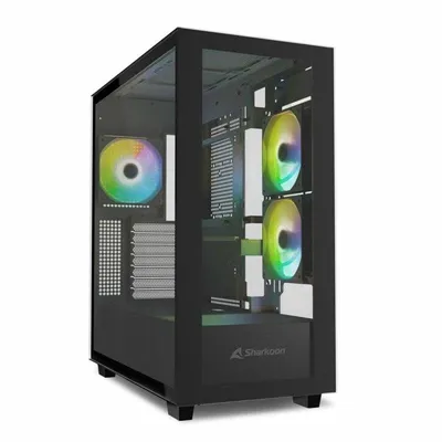Gaming-Tower Sharkoon Rebel C60 Gehärtetes Glas Schwarz ATX/Micro ATX/Mini-ITX