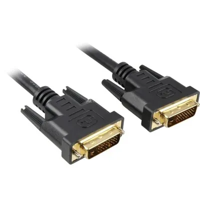 Kabel DVI-D zu DVI-D Sharkoon 2 m Schwarz Männlich/Männlich