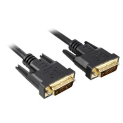 DVI-D zu DVI-D Kabel Sharkoon 3 m Schwarz Männlich/Männlich