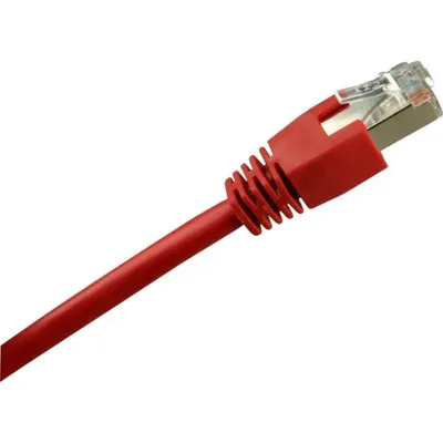 Netzwerkkabel Sharkoon 10 m Cat5e S/FTP Rot