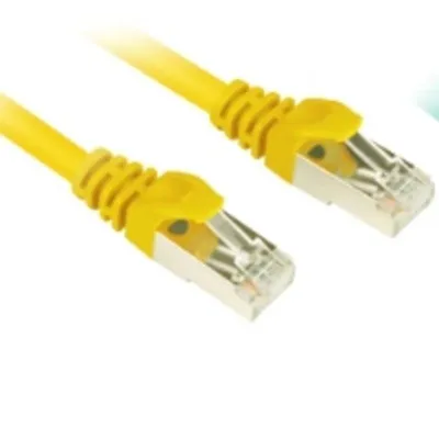 Netzwerkkabel Sharkoon 1 m Cat6 S/FTP Gelb