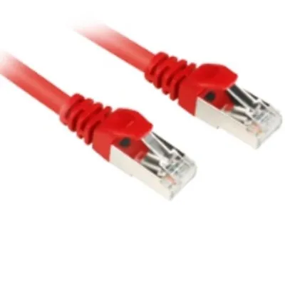 Netzwerkkabel Sharkoon Cat6 S/FTP 0,25 m rot