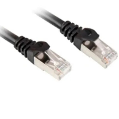 Netzwerkkabel Sharkoon Cat6 S/FTP 0,5 m Schwarz