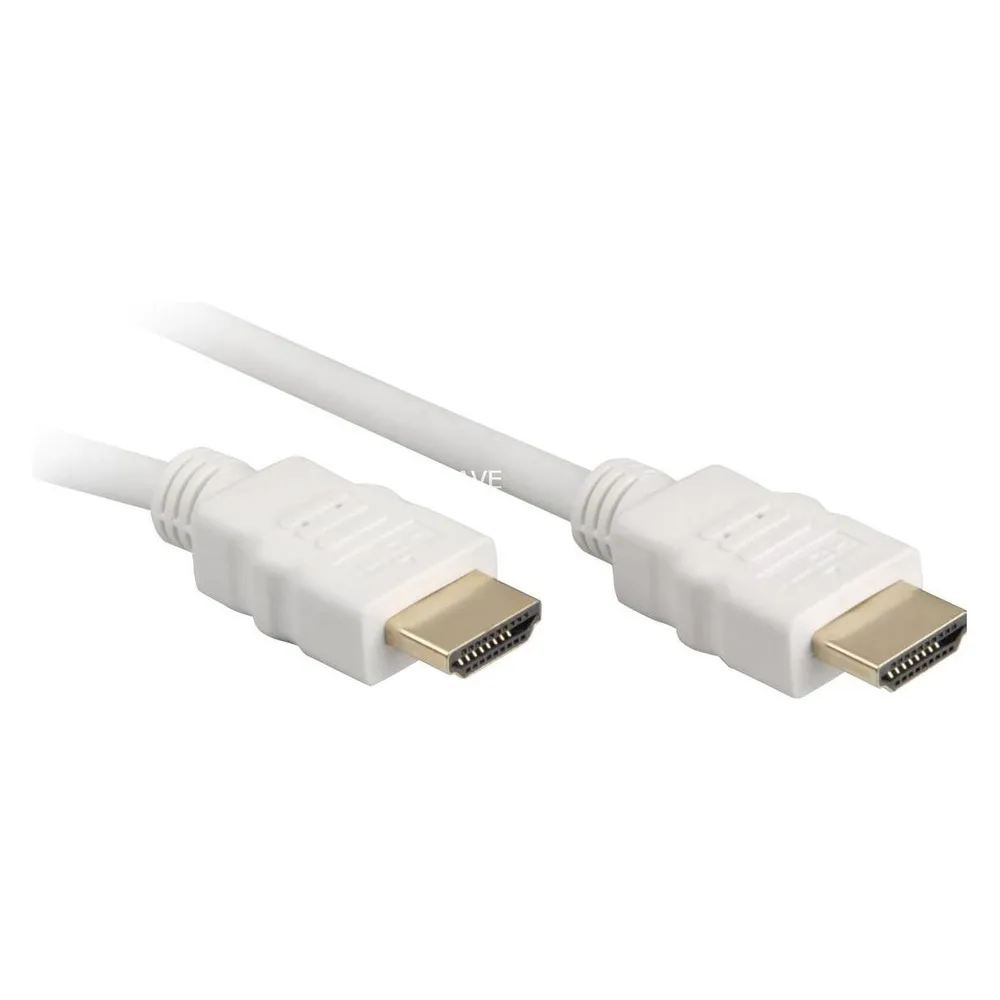 HDMI-Kabel Sharkoon 1 m 2xHDMI Weiß