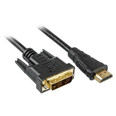 Video-Adapter 3 m HDMI auf DVI-D Schwarz Sharkoon
