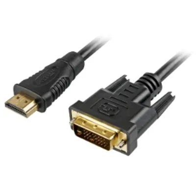 Adapter HDMI/DVI-D 5 m Schwarz Sharkoon