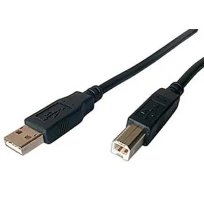 USB-Kabel Sharkoon 5 m USB 2.0 A an B Schwarz