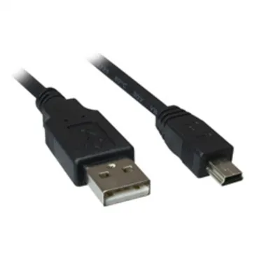 USB-Kabel Sharkoon 1 m USB A an Mini-USB B USB 2.0 Schwarz