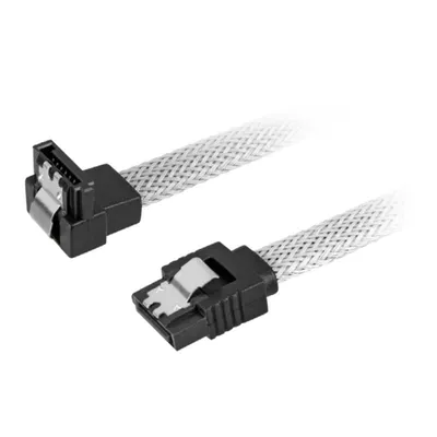 Kabel SATA III Sharkoon 0,45 m Männlich/Männlich Schwarz/Weiß