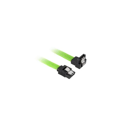 Sharkoon SATA III Kabel 0,45 m Schwarz/Grün Männlich/Männlich 7-polig PC-kompatibel