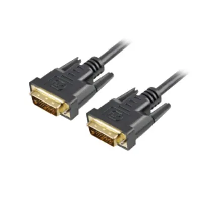 DVI-D Kabel Sharkoon 1 m Schwarz Männlich zu Männlich