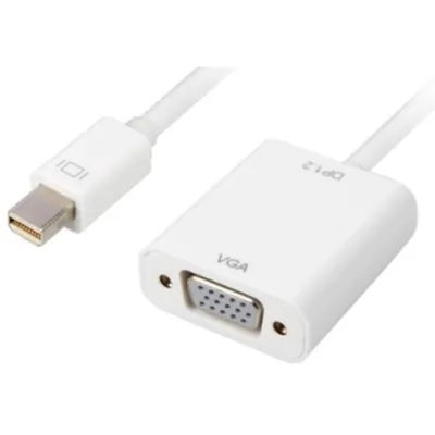 Adapter Mini DisplayPort auf VGA Sharkoon 0,15 m weiß