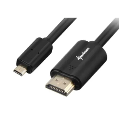 HDMI/Micro HDMI Kabel Sharkoon 1,5 m Schwarz 4K 3D