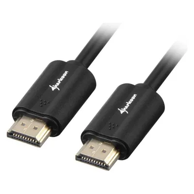 HDMI-Kabel Sharkoon 4K 1m Schwarz