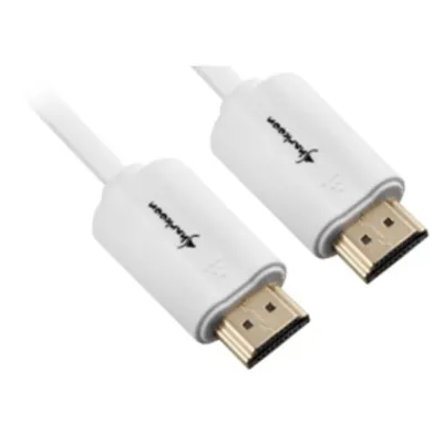 HDMI-Kabel Sharkoon 1 m 2xHDMI 4K 3D Weiß