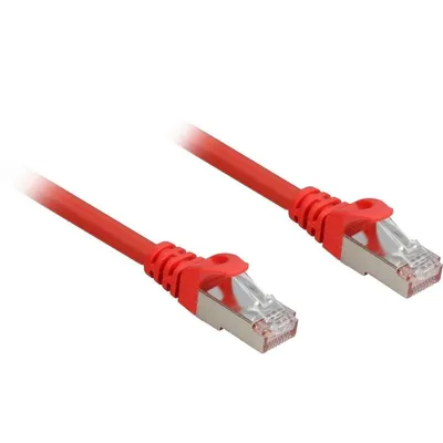 Netzwerkkabel Sharkoon Cat.6a SFTP Rot 0,25 m