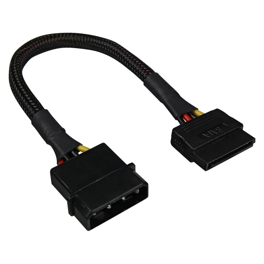 SATA Molex 5.25" Stromadapter mit Manschette