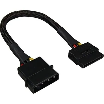 SATA Molex 5.25" Stromadapter mit Manschette