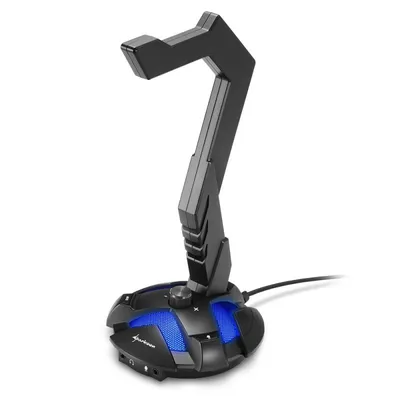 Sharkoon X-Rest 7.1 Aktive Halterung Kopfhörer, Kopfhörer Schwarz