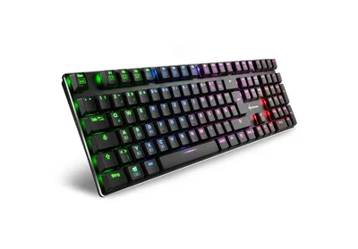 Sharkoon PureWriter RGB Red | 4044951021451 | Tastatur - Hintergrundbeleuchtung