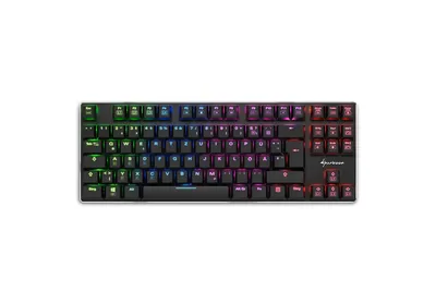 Sharkoon PureWriter TKL RGB | 4044951021499 | Mini - Kabelgebunden