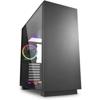 Sharkoon Pure Steel RGB Midi Tower Schwarz