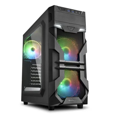 Sharkoon VG7-W RGB Midi Tower Schwarz