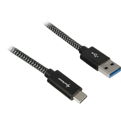 USB 3.2 Gen 2 Kabel Sharkoon USB-A auf USB-C 50 cm