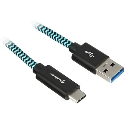 Kabel Sharkoon USB 3.1 Gen 2 USB-A auf USB-C 50 cm