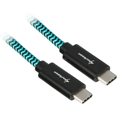 Sharkoon USB-C Kabel USB 3.2 Gen 2 Geflochten 50 cm
