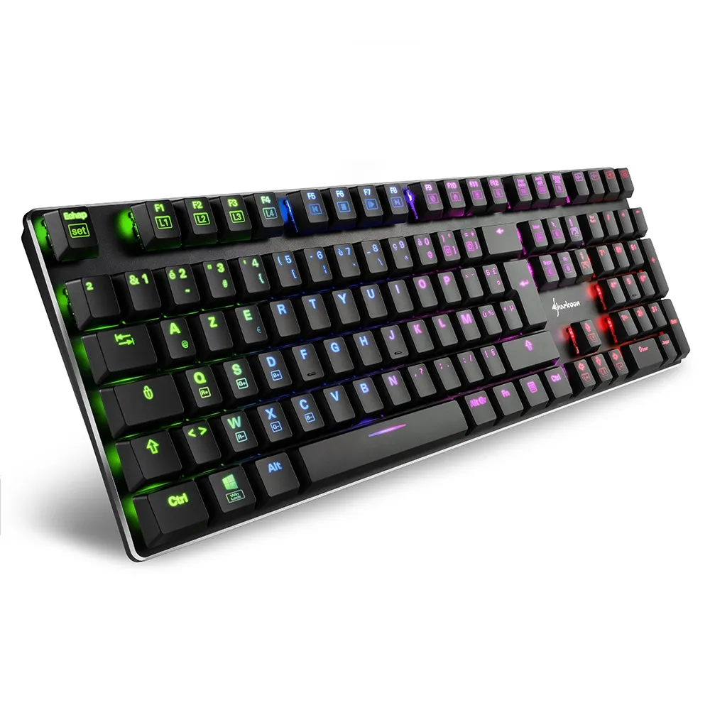Sharkoon PureWriter RGB | 4044951027903 | Tastatur - Hintergrundbeleuchtung