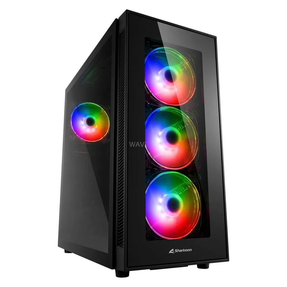 Sharkoon TG5 Pro RGB Midi Tower Schwarz