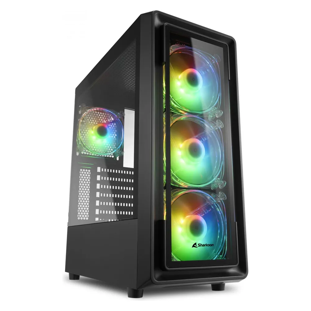 Sharkoon TK4 RGB Midi Tower Schwarz