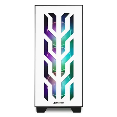 Sharkoon Elite Shark CA300T E-ATX Tempered Glass USB-C ARGB weiß